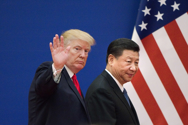 도널드트럼프(왼쪽) 미국 대통령과 시진핑 중국 국가 주석. / AFP연합뉴스