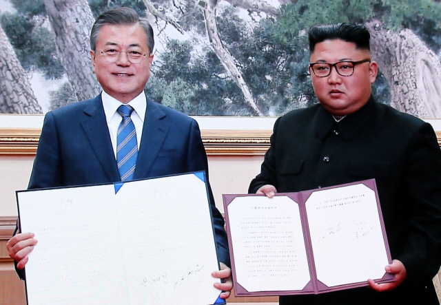9월 평양공동선언…'한반도, 핵무기·핵위협 없는 평화터전'