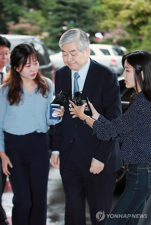 조양호 한진 회장 검찰 재출석 '성실히 조사받겠다'