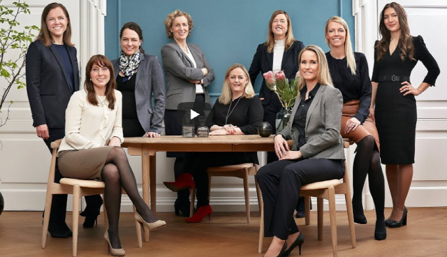 덴마크 정부는 양성평등문화를 확산하기 위해 경제사회 전반에서 성공한 여성들을 젊은이들의 ‘롤모델’로 소개하는 ‘미래를 이끌어라(Lead the future)’ 캠페인을 진행하고 있다. 사진은 회계컨설팅법인 PwC, IT기업 마이크로스포트 등에 임원으로 재직 중인 롤모델 여성들.