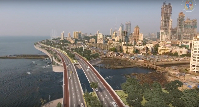 뭄바이 남부 해안도로 2공구 건설공사 조감도. /제공=HDC현대산업개발