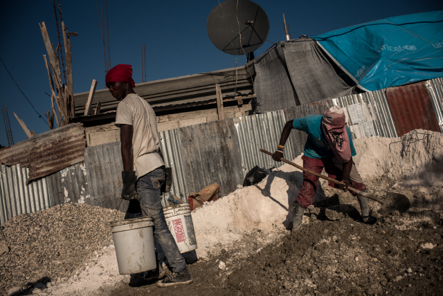2010년 대지진을 겪고 아직도 복구에 어려움을 겪고 있는 아이티/블룸버그