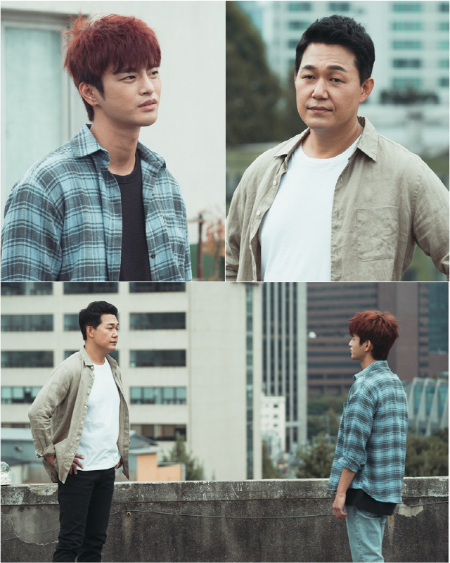 '일억개의 별' 서인국-박성웅, '폭풍전야' 옥상 대치…살벌 기싸움