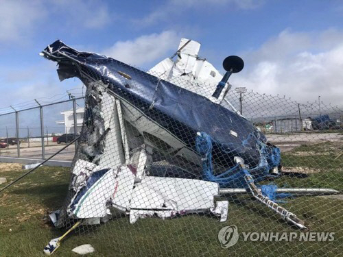 태풍 강타 사이판에 軍 수송기 파견, 고령자·유아·환자 먼저 괌 이송