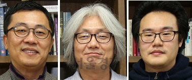단국대 박재형(왼쪽부터)·이승기 교수와 김형민 연구원
