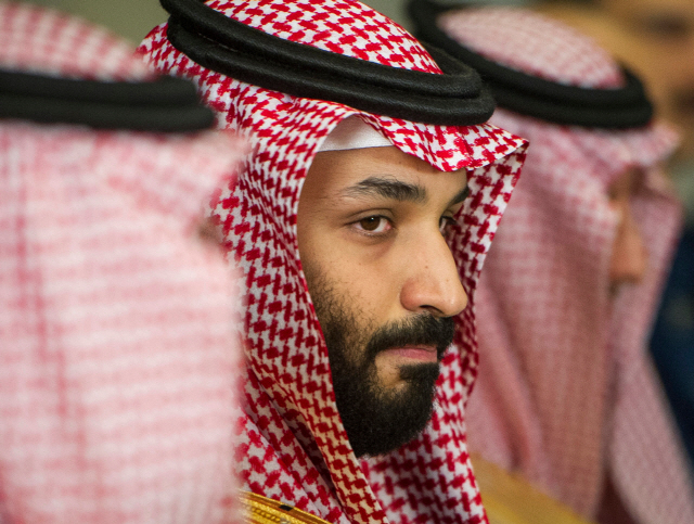 사우디아라비아 언론인 자말 카슈끄지의 암살 배후로 의심받는 무함마드 빈 살만 사우디 왕세자. /AP연합뉴스