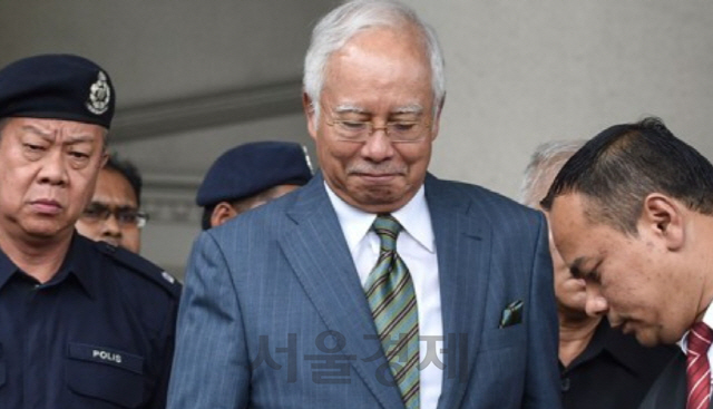 대규모 비자금 조성 의혹을 받고 있는 나집 전 말레이시아 총리./사진=연합뉴스