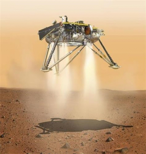 인사이트호 화성 착륙 성공, 화성 내부 탐사 시작