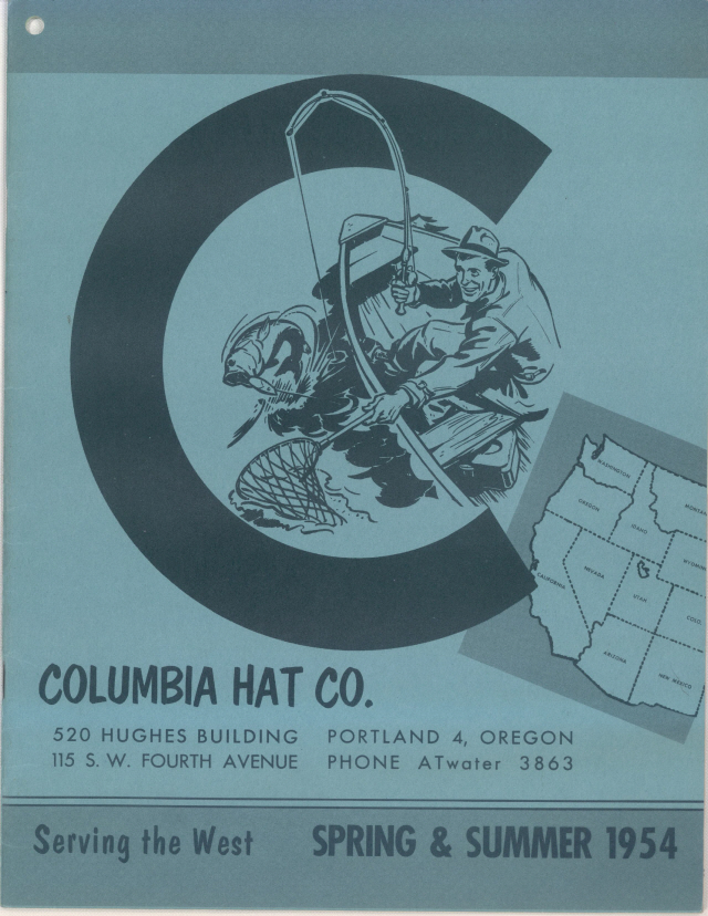 [사진=컬럼비아]컬럼비아의 전신인 ‘컬럼비아 햇 컴퍼니’의 1954년 광고 이미지.