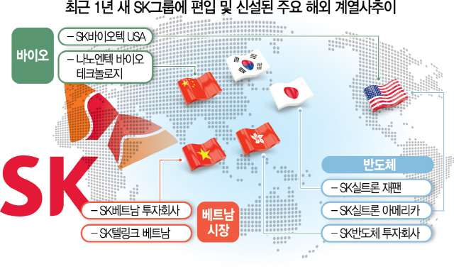 최태원의 '글로벌 인사이더'…SK 해외 계열사 1년새 26개 늘어