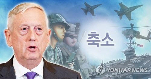 매티스 국방장관, 한미 독수리훈련 범위 축소 / 연합뉴스