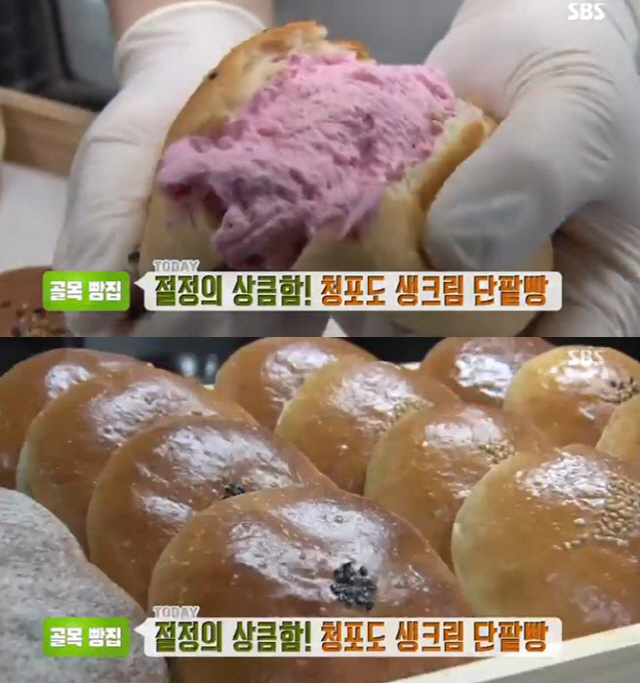 ‘생방송 투데이’ 골목 빵집, 청포도 생크림 단팥빵…‘그녀의 빵공장’