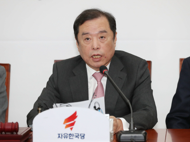 김병준 자유한국당 비상대책위원장./연합뉴스