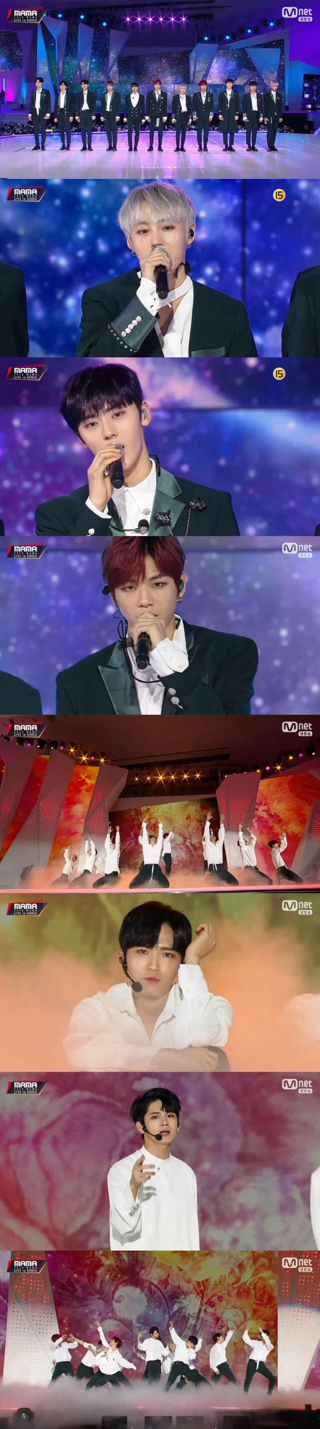 [2018 MAMA] '우리 다시 만나' 워너원, '아련美 ↑' 한겨울에 불어온 '봄바람'