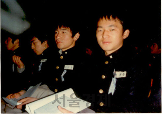 학창시절 원희룡(오른쪽) 제주지사
