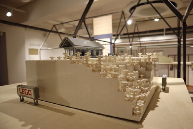 레고로 만든 금산주택 모형
