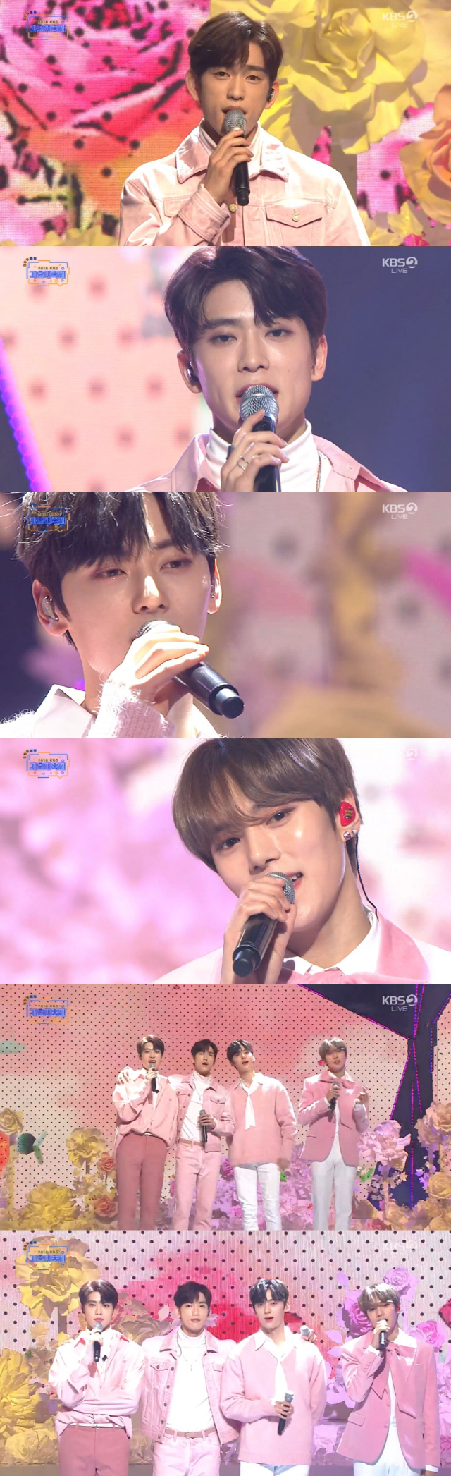 [KBS 가요대축제] 진영-민혁-재현-황민현, 훈훈함 장착…'여심' 잡는 부드러움