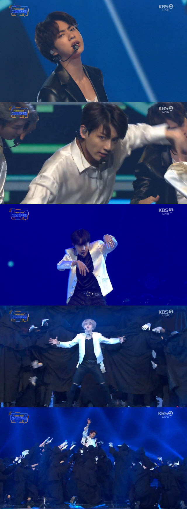 [KBS 가요대축제] 방탄소년단, 완벽한 '라이브+퍼포먼스'…'마마' 무대 애프터서비스