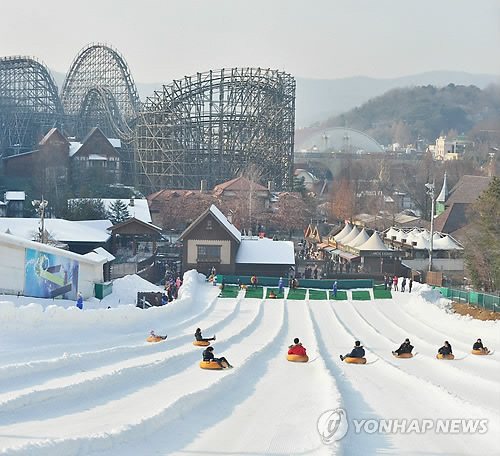 에버랜드 눈썰매장/사진=연합뉴스