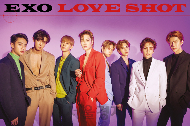 엑소 정규 5집 리패키지 ‘러브 샷(LOVE SHOT)’ 이미지 /사진제공=SM엔터테인먼트