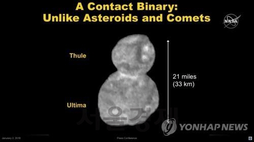 뉴허라이즌스가 포착한 울티마 툴레/연합뉴스