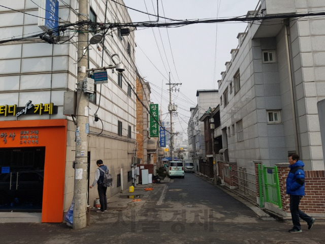 지난 2018년 2월 서울 동작구 노량진동의 한 원룸촌이 한산한 모습을 보이고 있다. /양지윤 기자