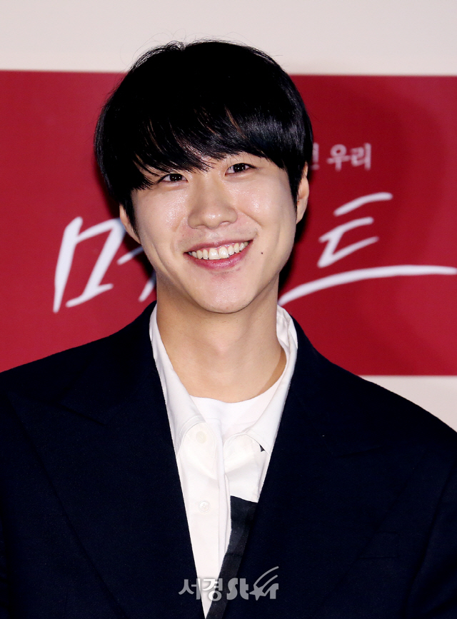배우 심희섭이 8일 오후 서울 CGV용산아이파크몰에서 열린 영화 ‘메이트’ 언론시사회에 참석하고 있다.