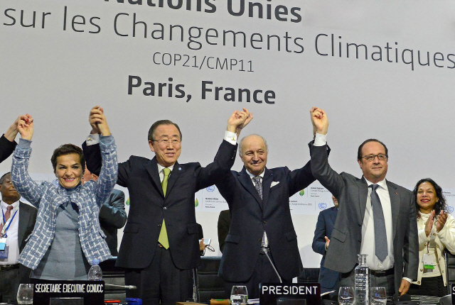 2020년 이후 ‘신기후체제’를 마련한 지난 2015년 파리기후협약 / UNFCCC