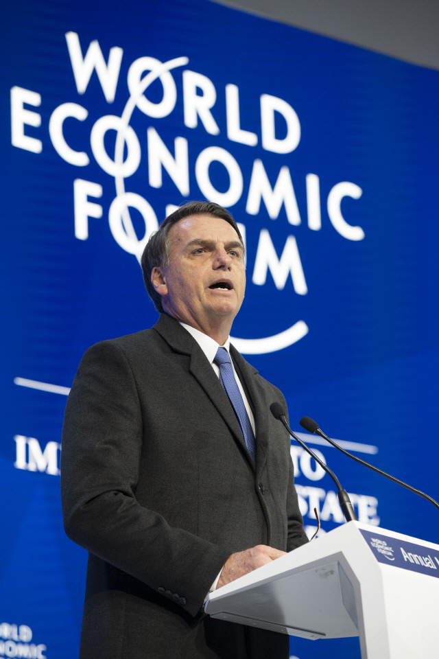 보우소나루 브라질 대통령 '세계가 기대하는 개혁 추진할 것'