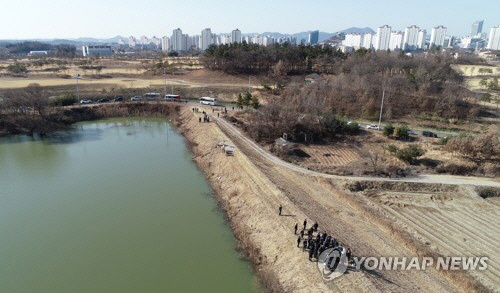 나주 부영CC 후보지 현장실사 모습 / 사진=연합뉴스