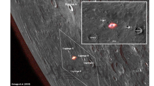 최근 운석이 달 표면에 충돌한 모습을 찍은 모습. /사진=콜롬비아 안티오키아대학교
