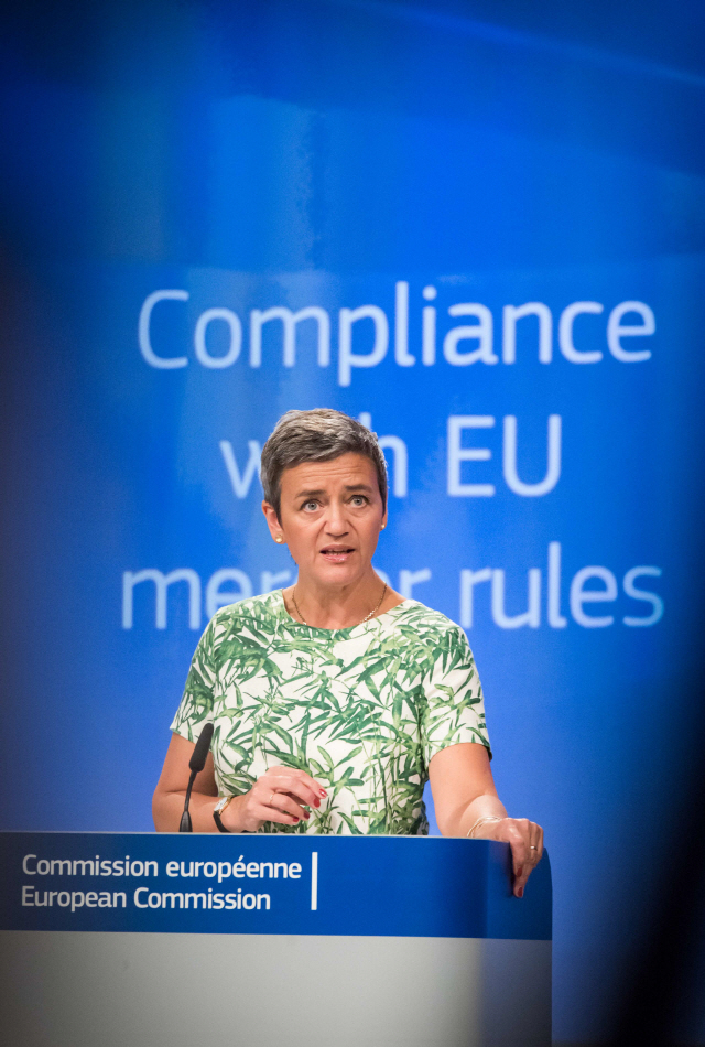 마르그레테 베스타게르 유럽연합(EU) 경쟁담당 집행위원/ AFP연합뉴스