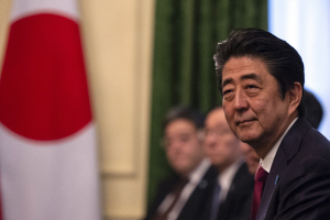 아베 신조 일본 총리. /블룸버그