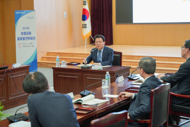 김광수 농협금융 회장 '글로벌 전략에 그룹 역량 집중...성공사례 만들 것'