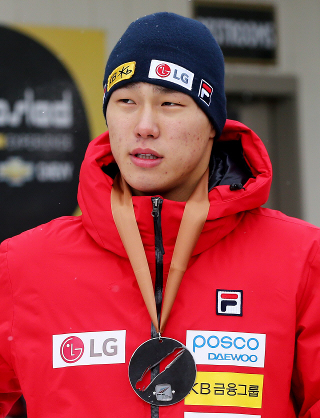 윤성빈, 월드컵 7차 대회서 동메달