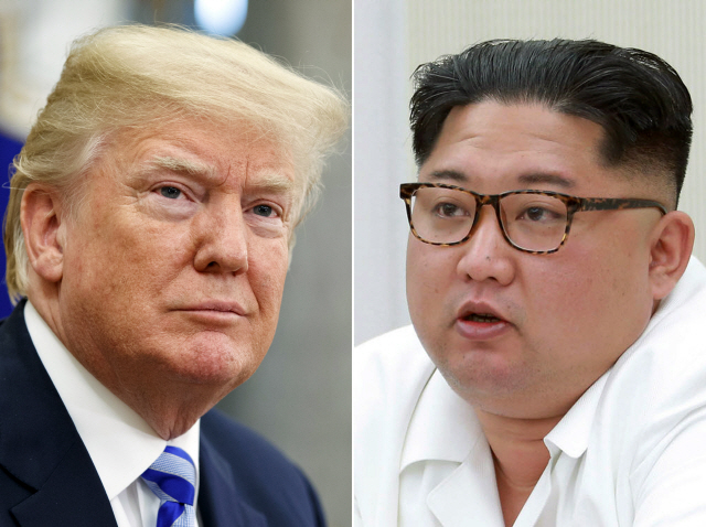 도널드 트럼프(왼쪽) 미 대통령과 김정은 북한 국무위원장. /AP연합뉴스