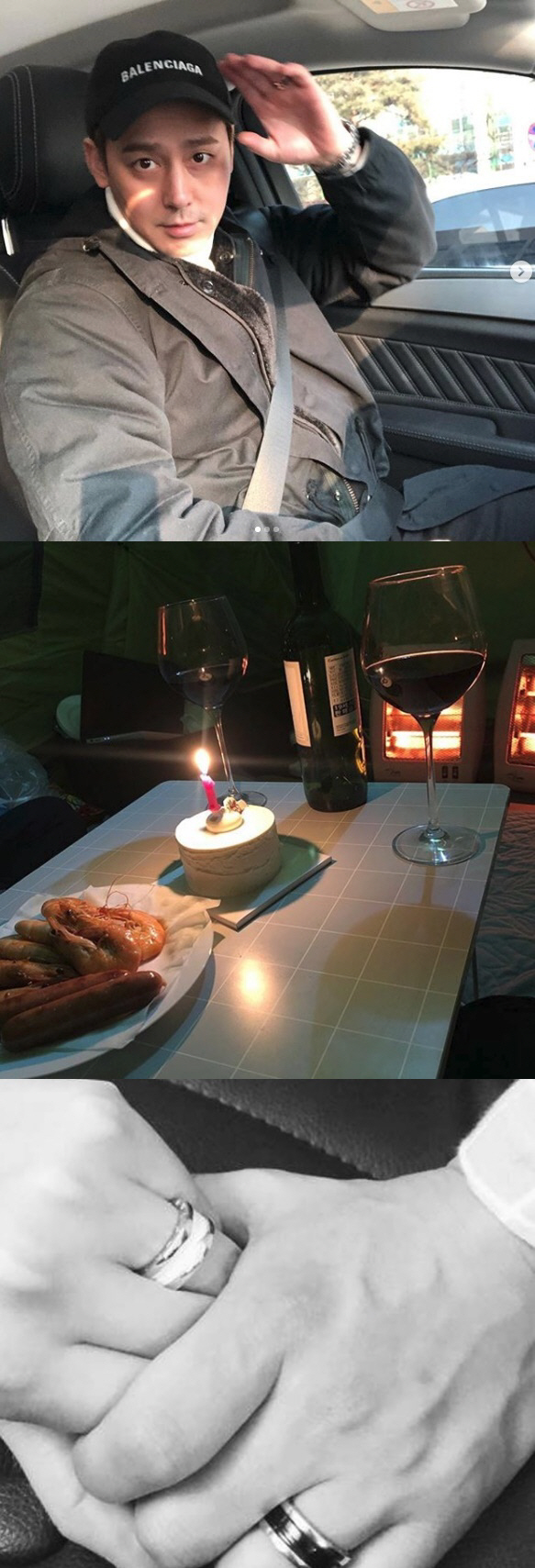 김상혁 근황은? 여친과 #럽스타그램 “벌써 일년 행복하긔♥” 달달 스킨십 공개
