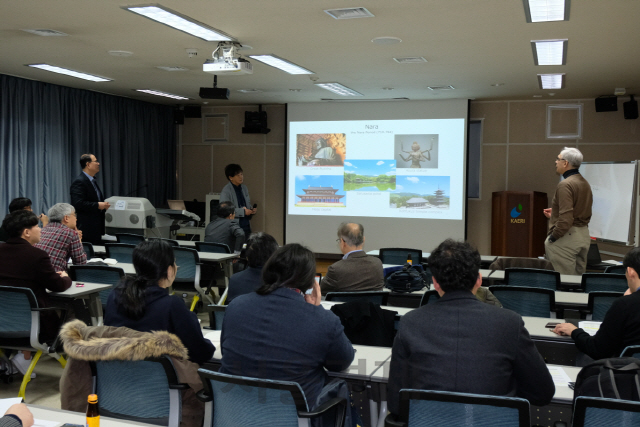 일본 오사카대 요시다 교수가 연구성과를 발표하고 있다. 사진제공=한국원자력연구원