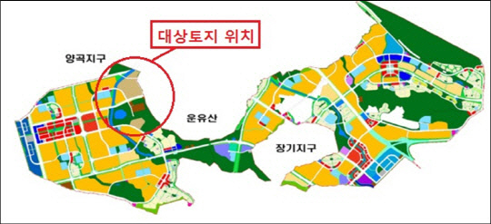 김포한강신도시 자족시설용지 공급…3.3㎡당 550만원