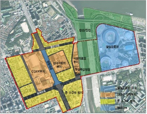 서울 국제교류복합지구 주요 부지/서울시 제공