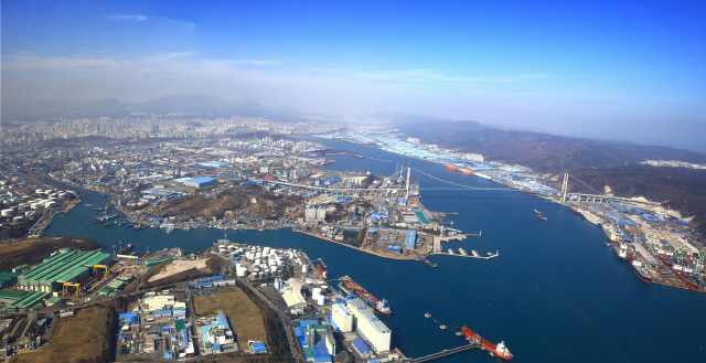 울산항 전경. /사진제공=울산시