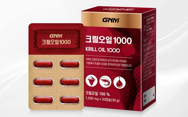 GNM자연의품격, 먹기 간편한 캡슐형 ‘크릴오일 1000’ 출시
