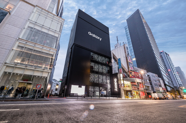 일본 도쿄에 자리잡은 삼성전자 갤럭시 쇼케이스 ‘갤럭시 하라주쿠’ 전경 /사진제공=삼성전자
