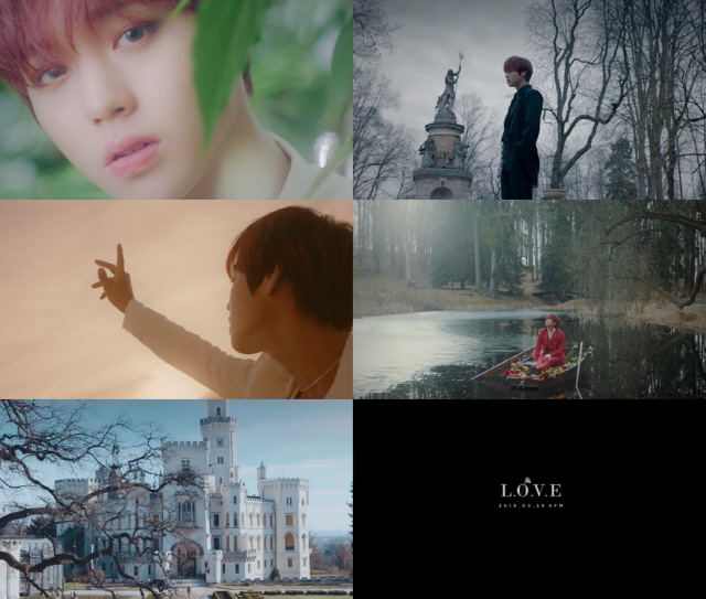 박지훈, 1st 미니앨범 타이틀곡 ‘L.O.V.E’ M/V 티저 공개