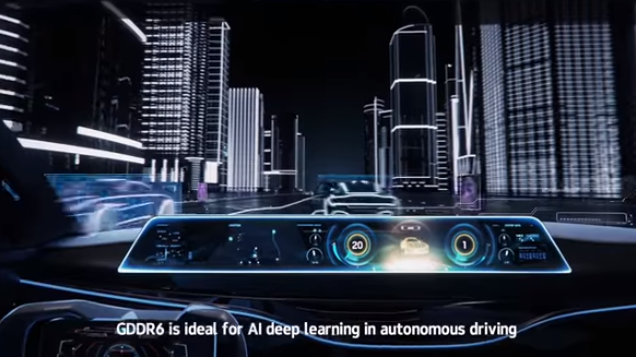 삼성전자가 공식 유튜브 채널에 올린 ‘Samsung Automotive Memory Solution: Enables the Future of Safe Autonomous Driving’ 영상 일부 캡처/사진=삼성전자 유튜브