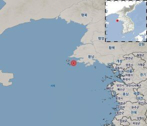 북한 황해도 옹진 앞바다 규모 2.7 지진 발생 '자연지진, 피해 없을 것'