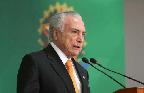 브라질 테메르 전 대통령, 재임 중 부패혐의로 전격 체포