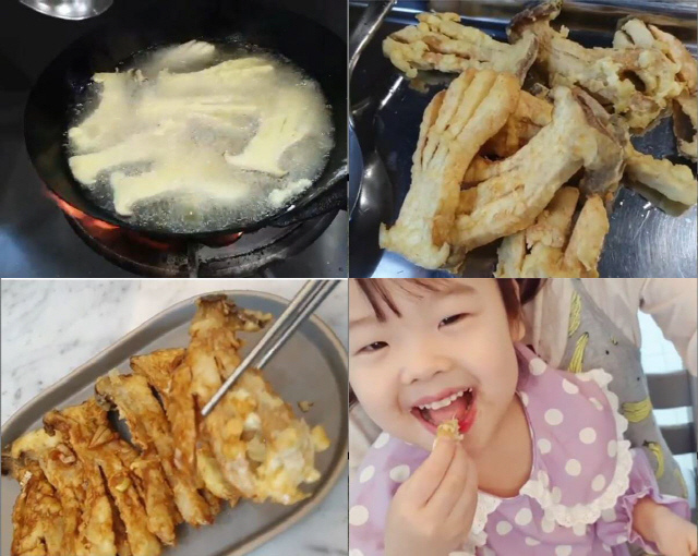 소유진, 백종원 표 버섯 치킨 레시피 공개 '딸 서현' 등장…귀여운 먹방