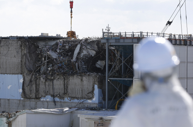 2011년 동일본 대지진 당시 폭발한 후쿠시마 원전의 원자로 건물 외부 모습/블룸버그