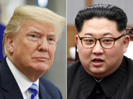 트럼프 미국 대통령과 김정은 북한 국무위원장./연합뉴스